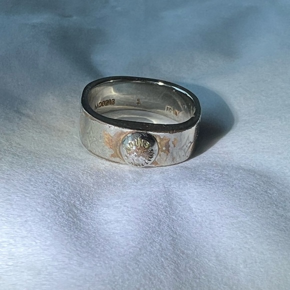 Louis Vuitton LV Monogram Berg Nanogram Ring Size S